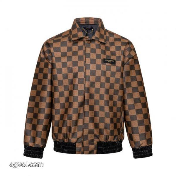 Louis vuitton LVルイヴィトン2026秋新作チェッカー開襟ジャケットジャケット 5