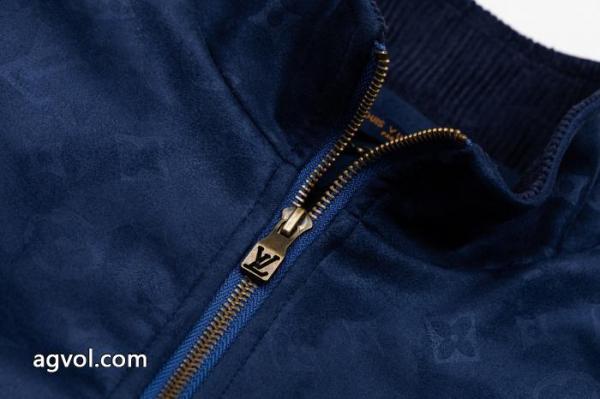 Louis vuitton LVルイヴィトン2026秋の新作Monogramダークチェックビーズレザージャケット 2