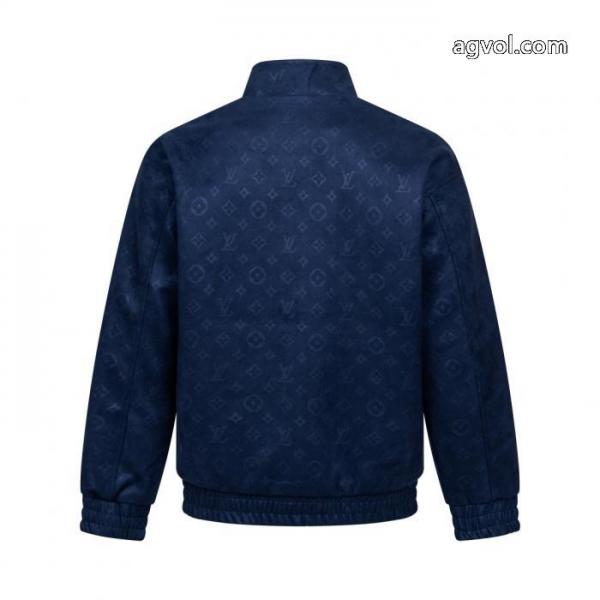 Louis vuitton LVルイヴィトン2026秋の新作Monogramダークチェックビーズレザージャケット 3