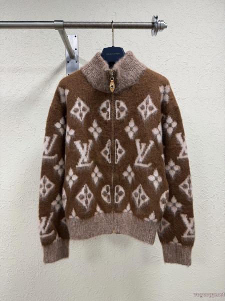 LOUIS VUITTON FLIGHT MODE FW 26ラグファスナースタンドネック長袖ダウン感コートレディース 0 