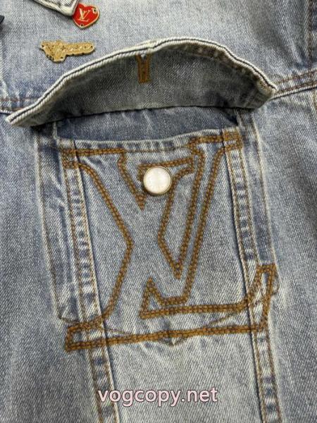 LOUIS VUITTONルイ・ヴィトンFW 26七夕限定デニムシリーズCVDスケートボードポケット刺繍デニムジャケット 1