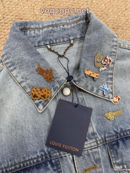 LOUIS VUITTONルイ・ヴィトンFW 26七夕限定デニムシリーズCVDスケートボードポケット刺繍デニムジャケット 2