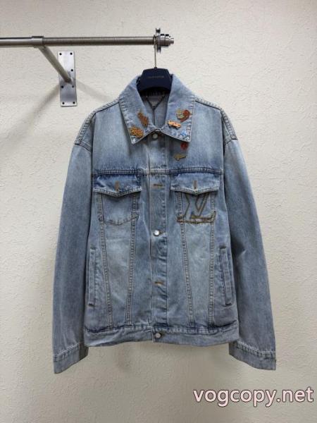 LOUIS VUITTONルイ・ヴィトンFW 26七夕限定デニムシリーズCVDスケートボードポケット刺繍デニムジャケット 4