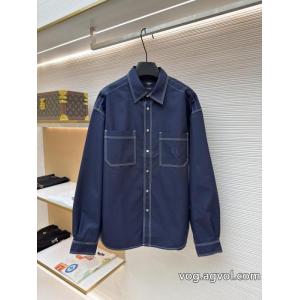 Fendiフェンティ505グラムFF刺繍糸当てシャツコート