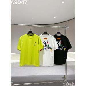 LVルイヴィトン2026 ss新作刺繍重工芸ロゴアルファベット半袖Tシャツ
