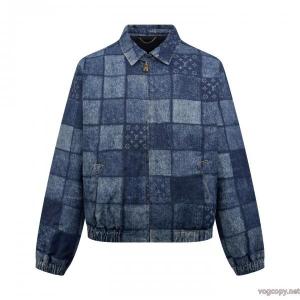 デニムコートLOUIS VUITTON着回し力抜群のシンプル 国内在庫有 高品質で綺麗ブランド コピー s 級