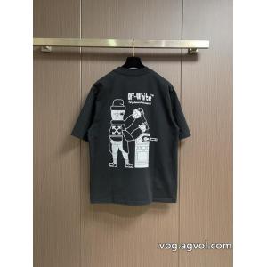 ギフト用最適 素材感に注目 大人気モデル半袖TシャツOff-White偽 ブランド 通販